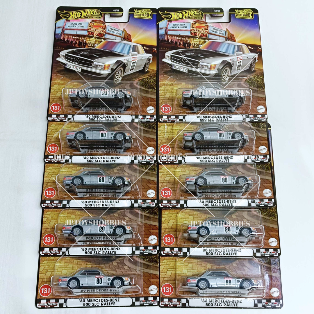 Hot Wheels Premium Boulevard'80 Mercedes-Benz 500 SLC Rallye【HBV046】