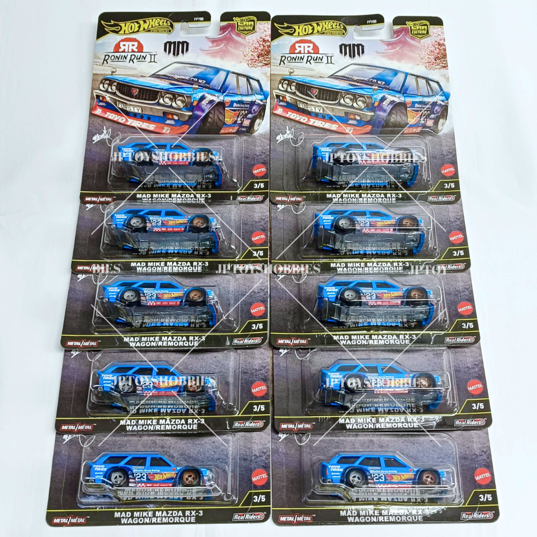 Hot Wheels Premium Car Culture RONIN RUN II Mad Mike Mazda RX-3 Wagon Rumorque【HRR003】