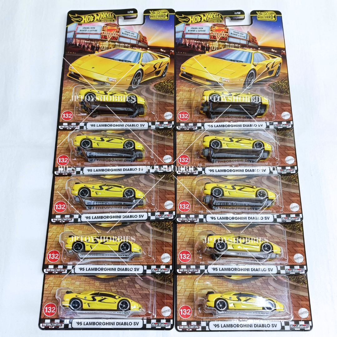 Hot Wheels Premium Boulevard'95 Lamborghini Diablo SV【HBV047】