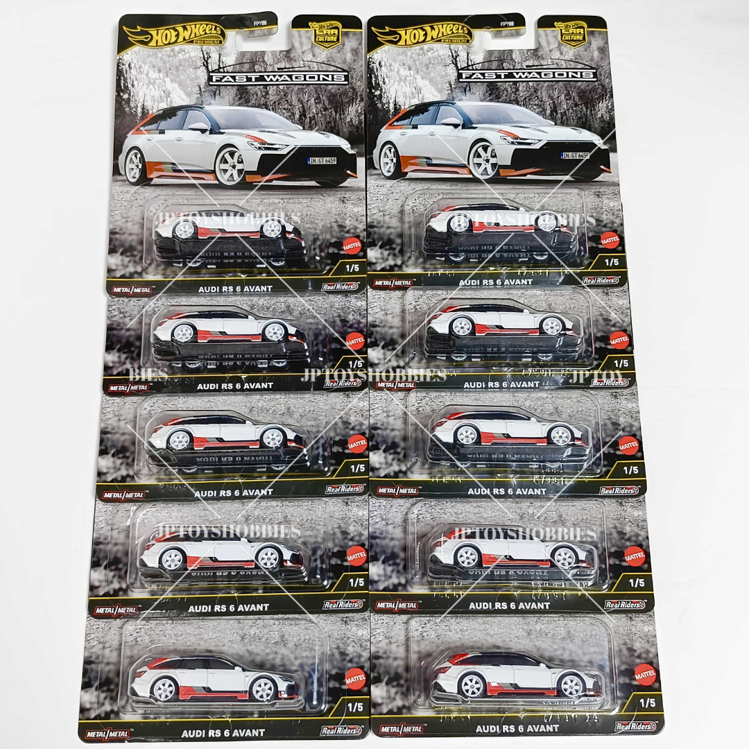 Hot Wheels Premium Car Culture Fast Wagons Audi RS 6 Avant【HFW001】