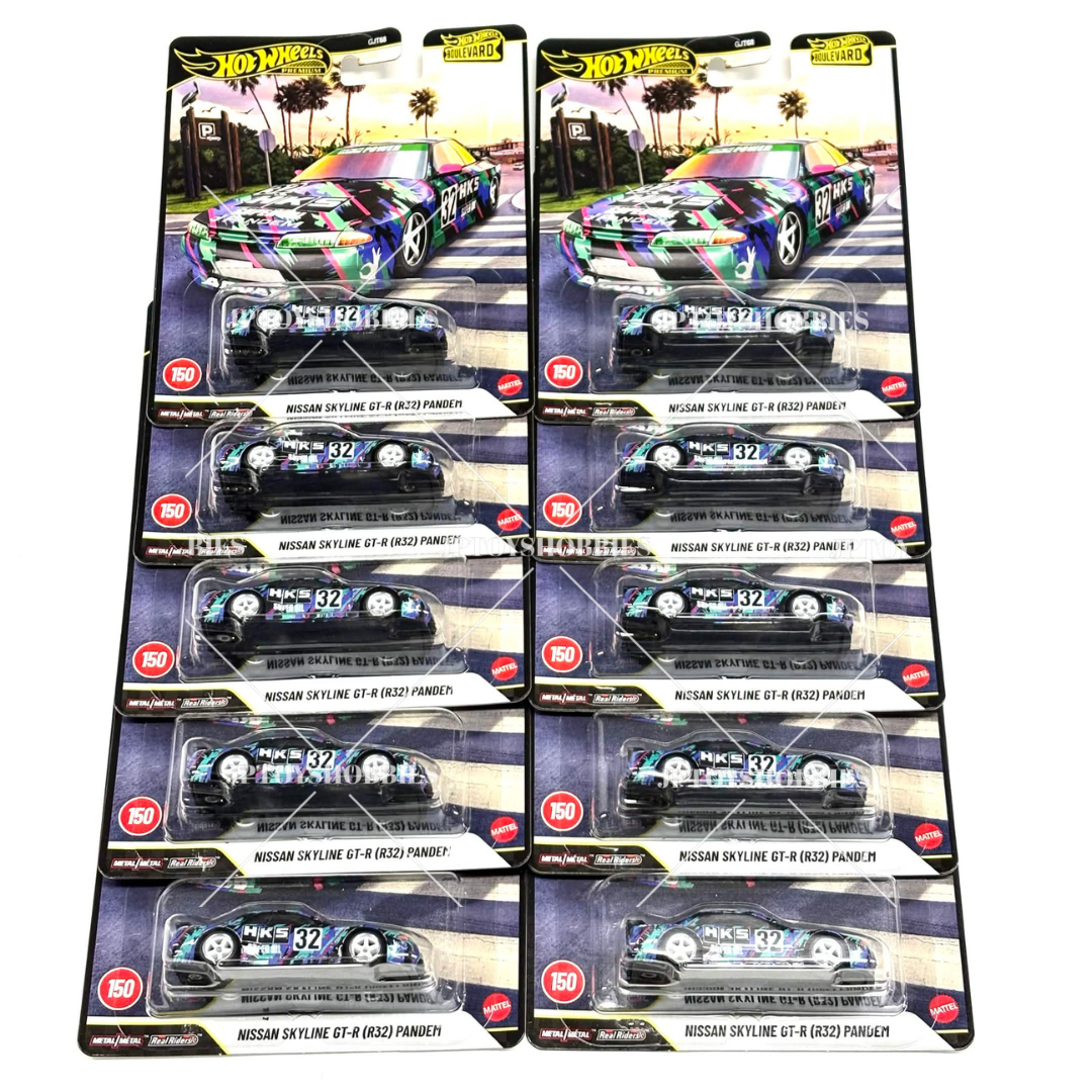 Hot Wheels Premium Boulevard Nissan Skyline GT-R (R32) Pandem【HBV065】