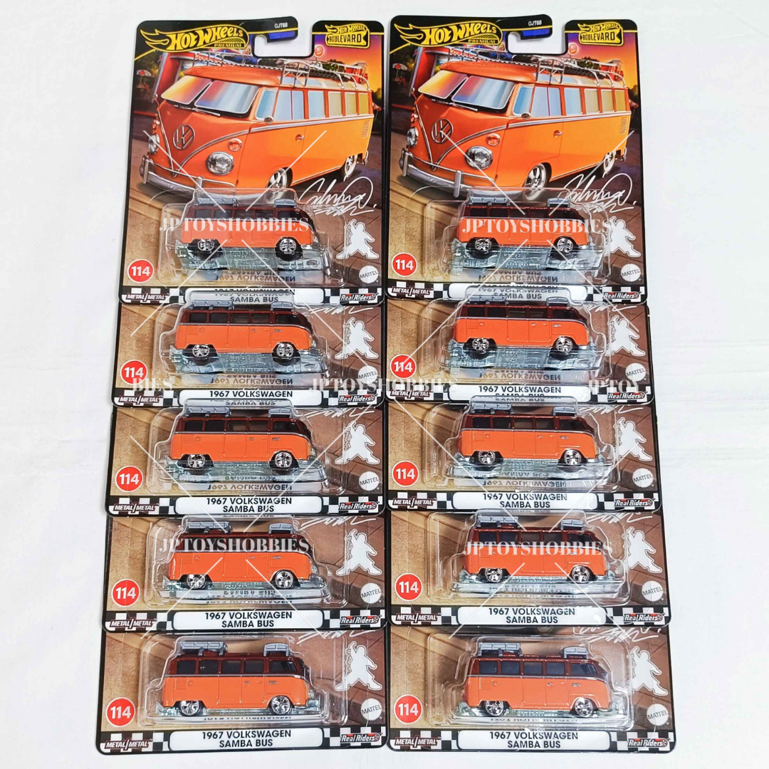 Hot Wheels Premium Boulevard '67 Volkswagen Samba Bus【HBV026】