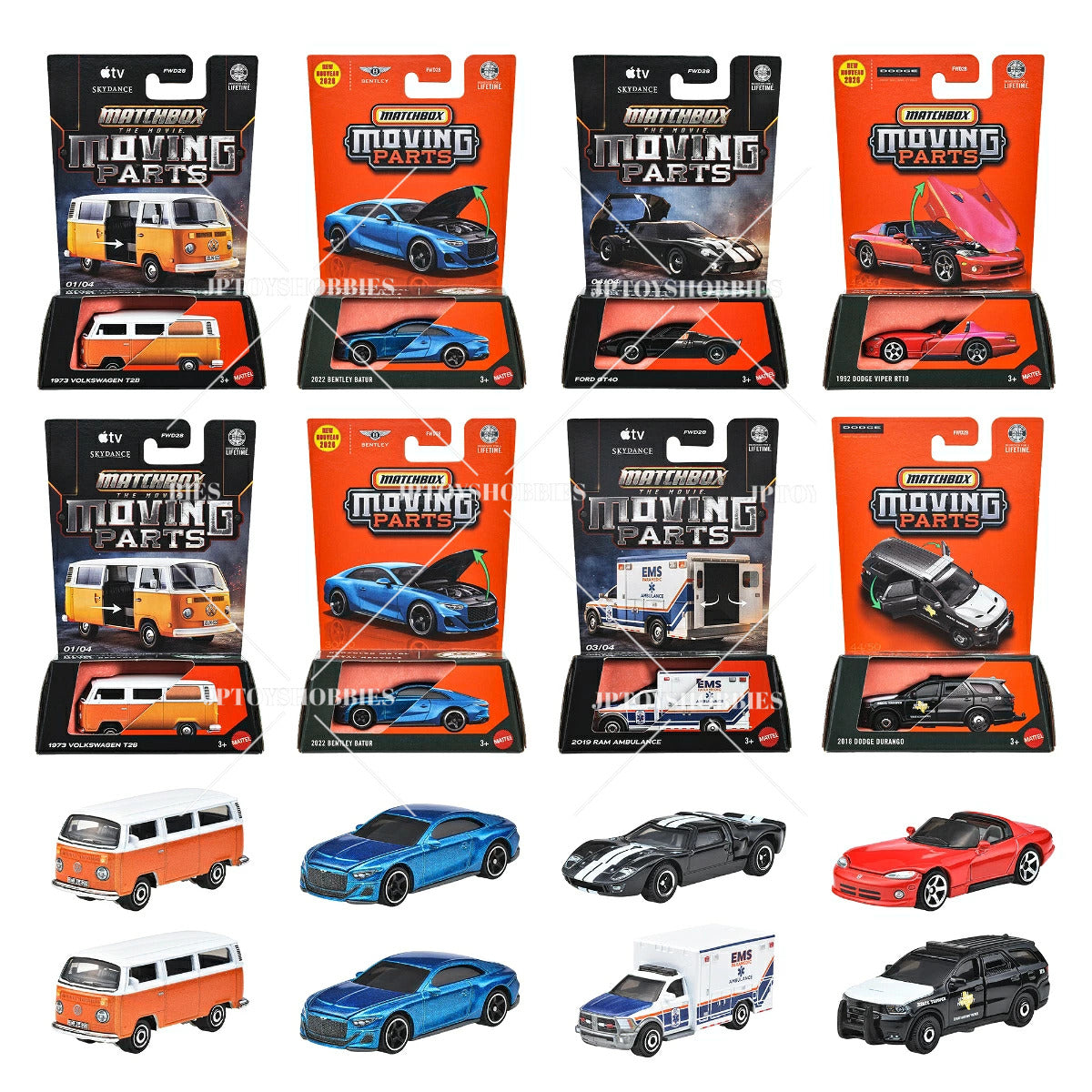 PRE-ORDER Matchbox	Moving Parts Assortment set of 8【MBX048】