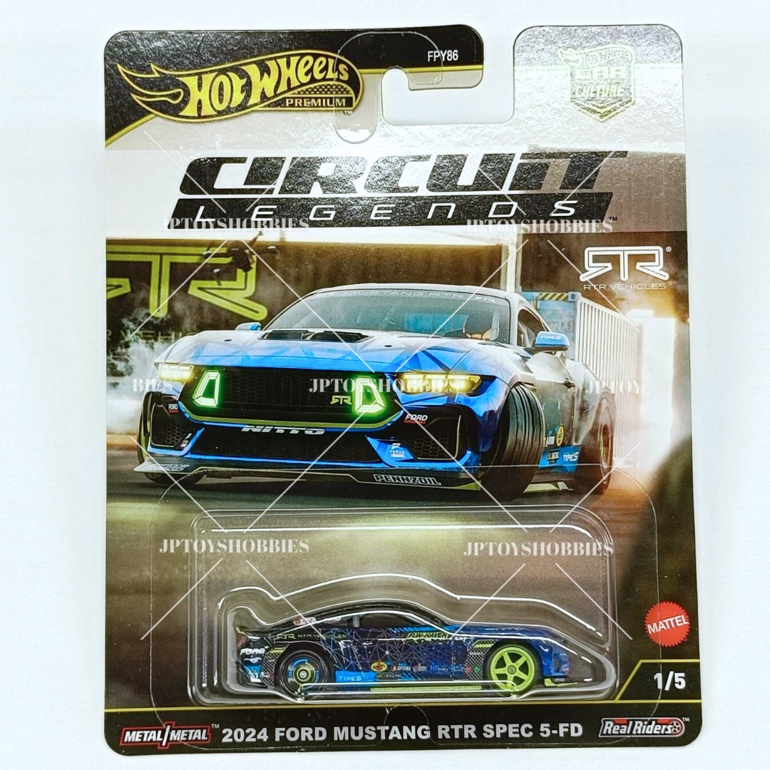 Hot Wheels Premium Car Culture Circuit Legends 2024 Ford Mustang RTR Spec 5-FD【HCL001】