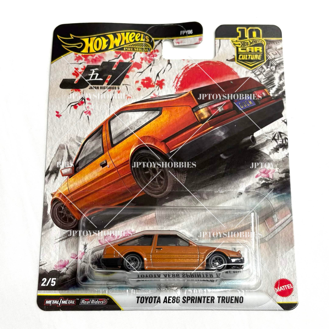 Hot Wheels Car Culture Japan Historics 5 Toyota AE86 Sprinter Trueno【HJH007】