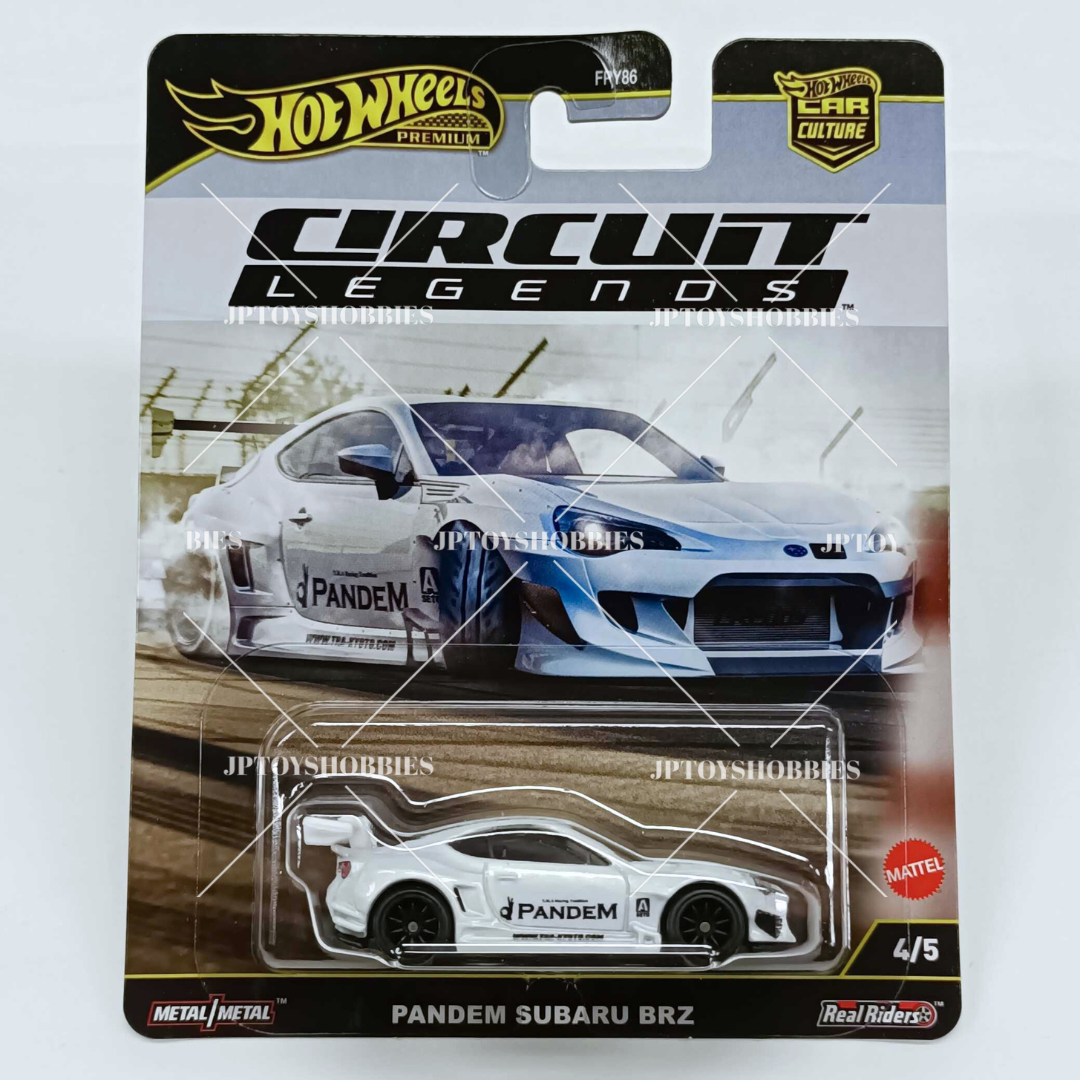 Hot Wheels Premium Car Culture Circuit Legends Mix - Complete Set of 5