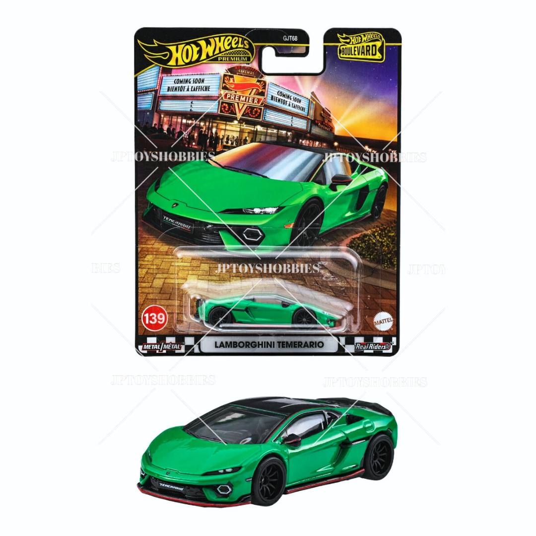 PSL 2025 Hot Wheels Premium Boulevard Lamborghini Temerario【HBV051】