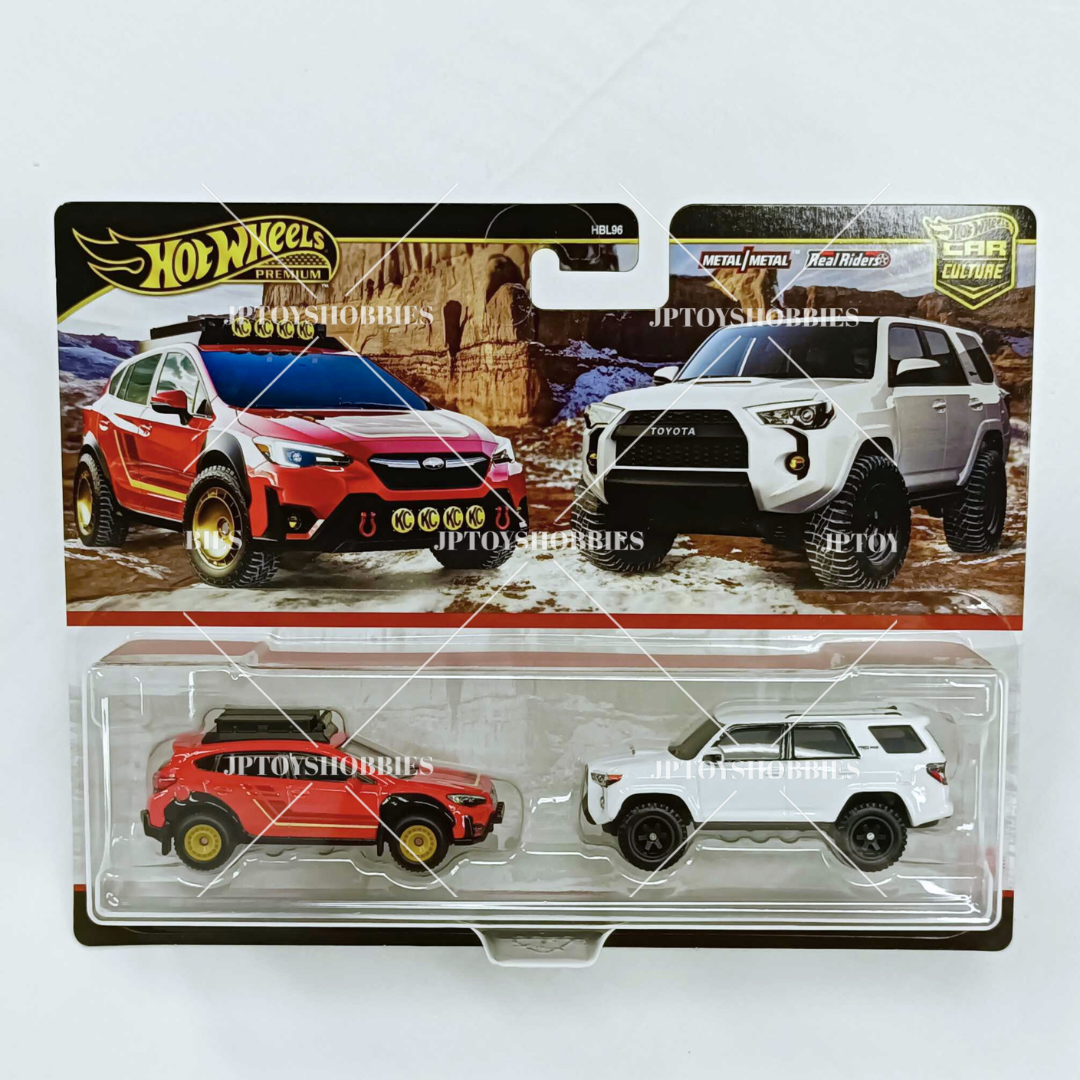 Hot Wheels Premium Car Culture 2 Pack Subaru Crosstrek / 2018 Toyota 4Runner【H2P026】