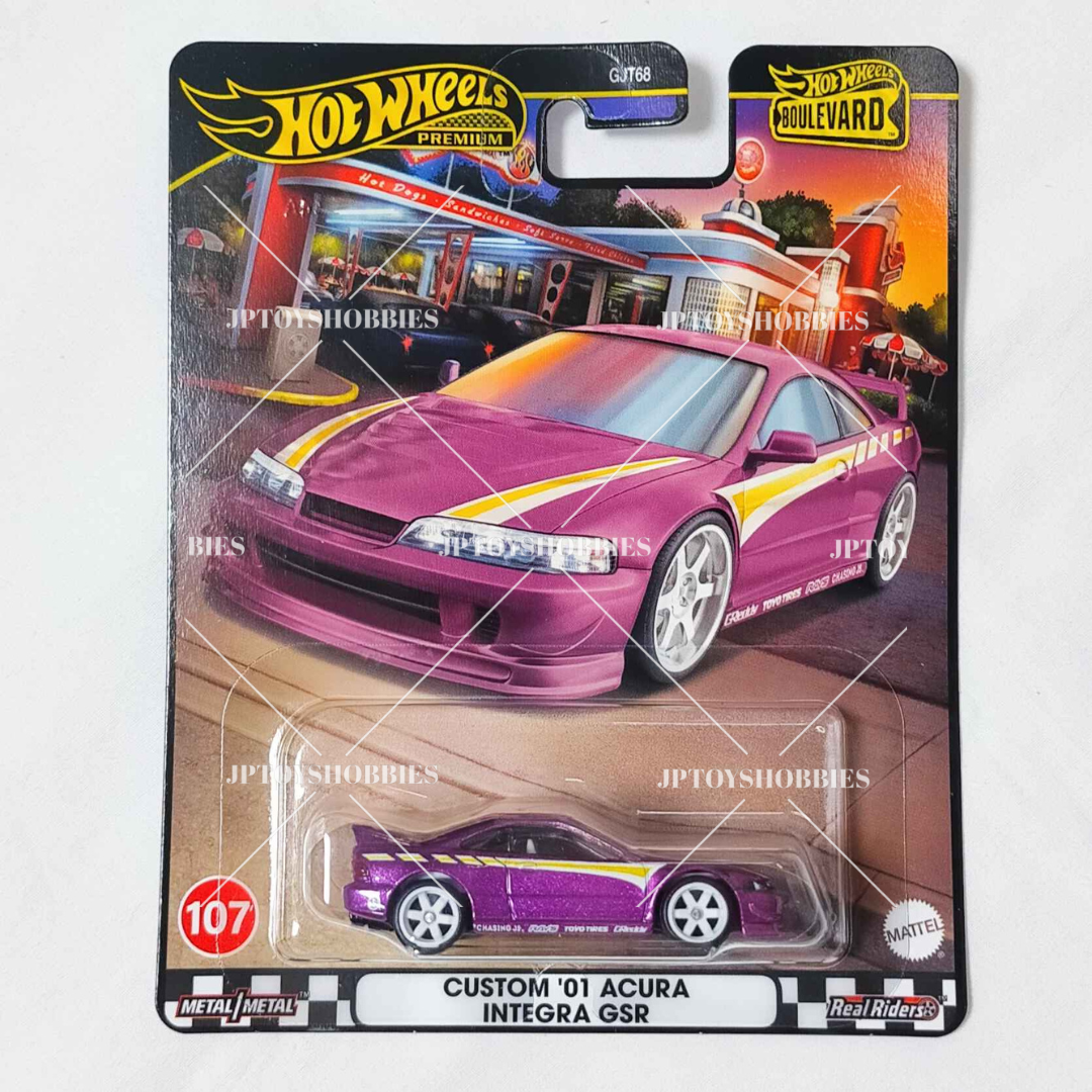 Hot Wheels Premium Boulevard Custom '01 Acura Integra GSR【HBV025】
