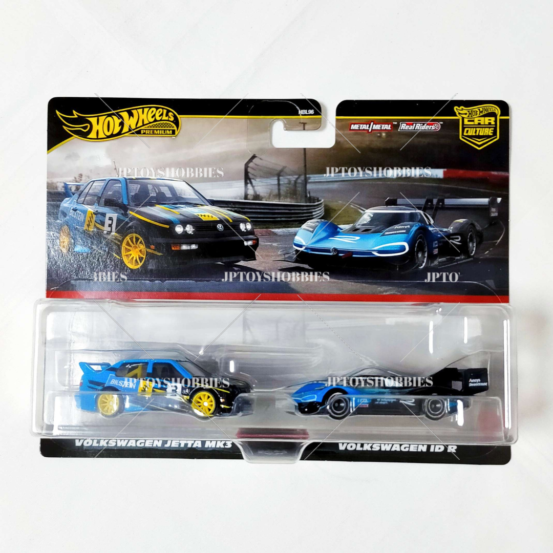 Hot Wheels Premium 2 Pack Volkswagen Jetta MK3 / Volkswagen ID R