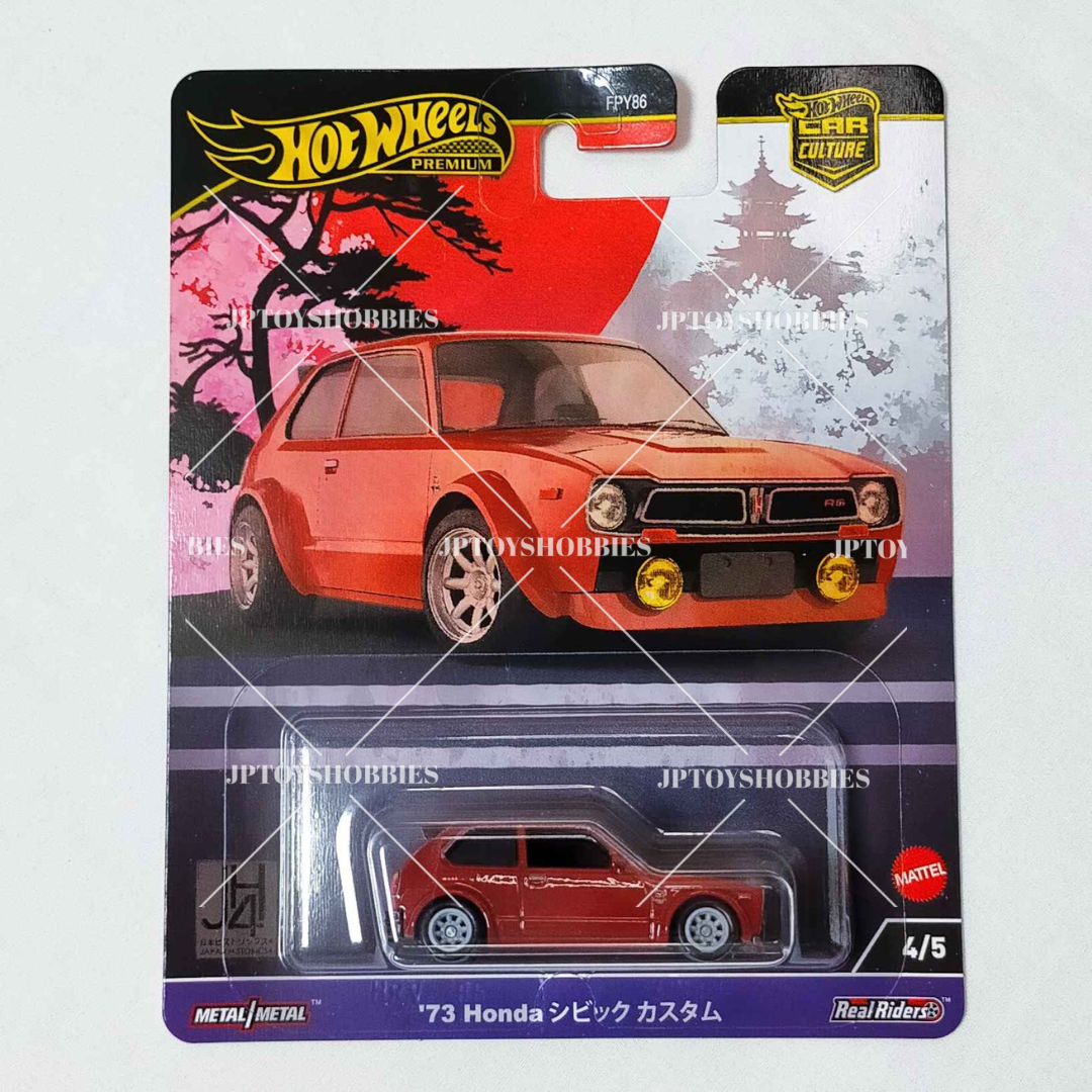 Hot Wheels Car Culture Japan Historics 4 ’73 HONDA CIVIC CUSTOM【HJH004】