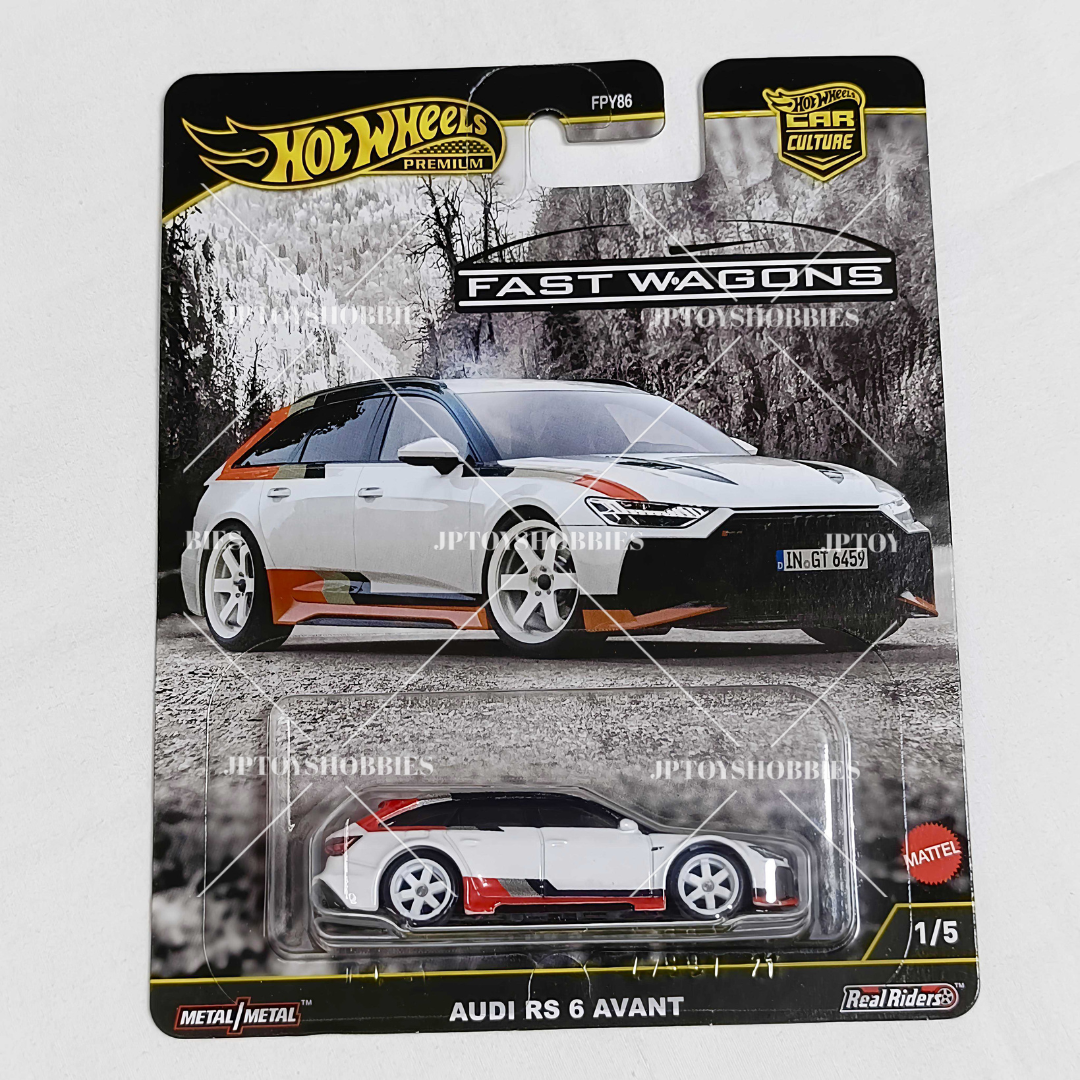 Hot Wheels Premium Car Culture Fast Wagons Mix - Complete Set of 5