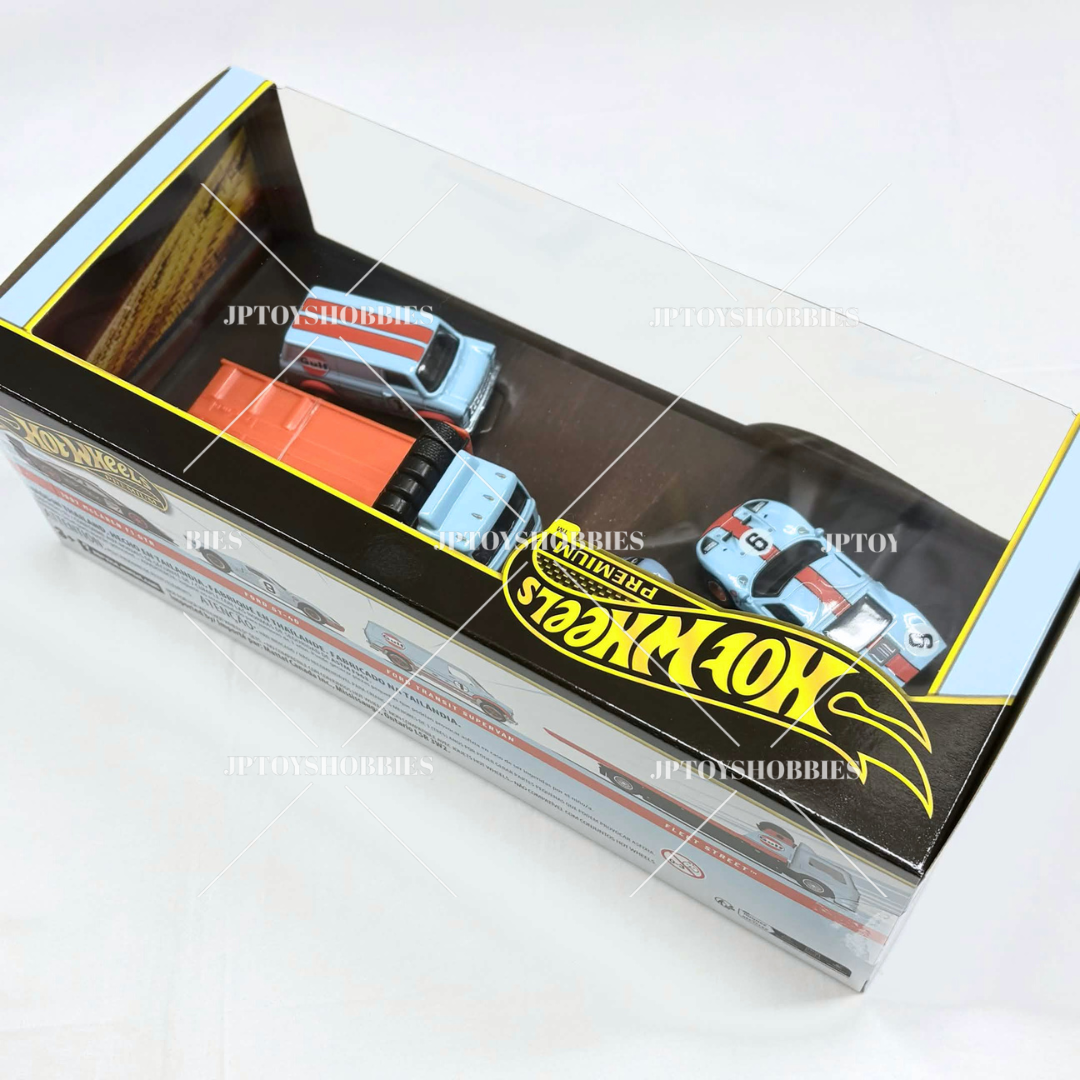 Hot Wheels Premium Diorama Collector Set Assortment – Le Mans Race Gulf Set【HCS008】