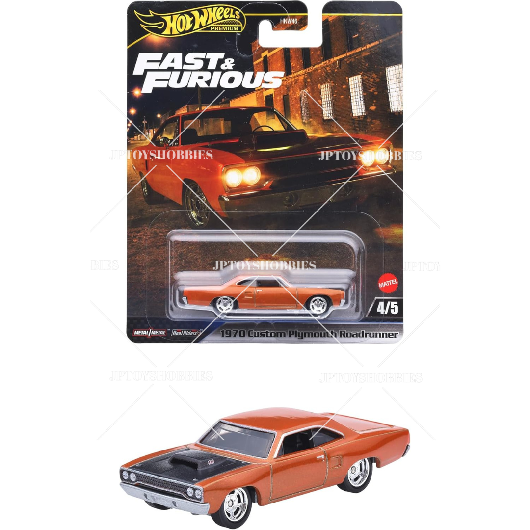 Hot Wheels Premium Fast & Furious 1970 Custom Plymouth Road