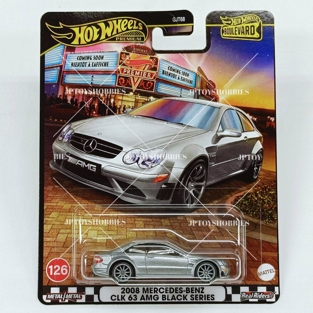 Hot Wheels Premium Boulevard 2008 Mercedes-Benz CLK 63 AMG Black Series【HBV041】