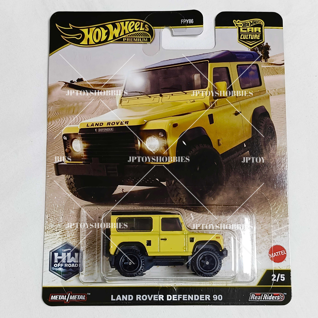 Hot Wheels Premium Car Culture Off Road Land Rover Defender 90【HOR010】