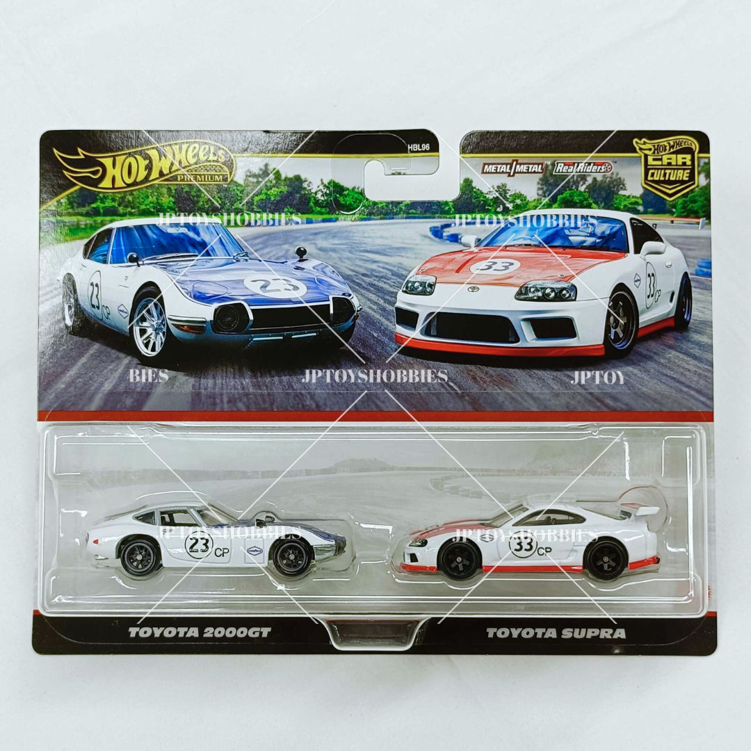 Hot Wheels Premium Car Culture 2 Pack Toyota 2000GT / Toyota Supra【H2P027】