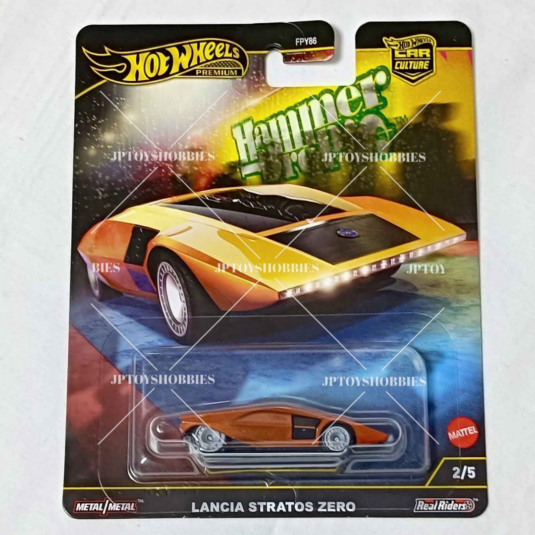 Hot Wheels Premium Hammer Drop Lancia Stratos Zero【HHD001】