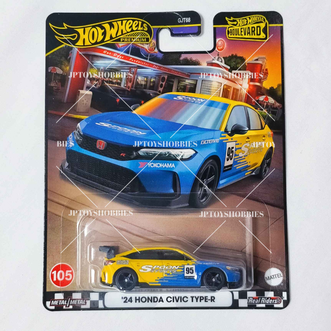 Hot Wheels Premium Boulevard ’24 HONDA CIVIC TYPE-R【HBV017】