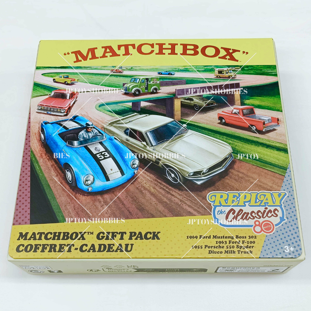 Matchbox Mattel 80th Anniversary 4 Pack【MBX029】