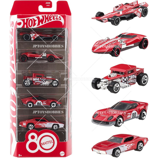 MATTEL Hot Wheels 80th Anniversary 5-Pack【HWZ036】