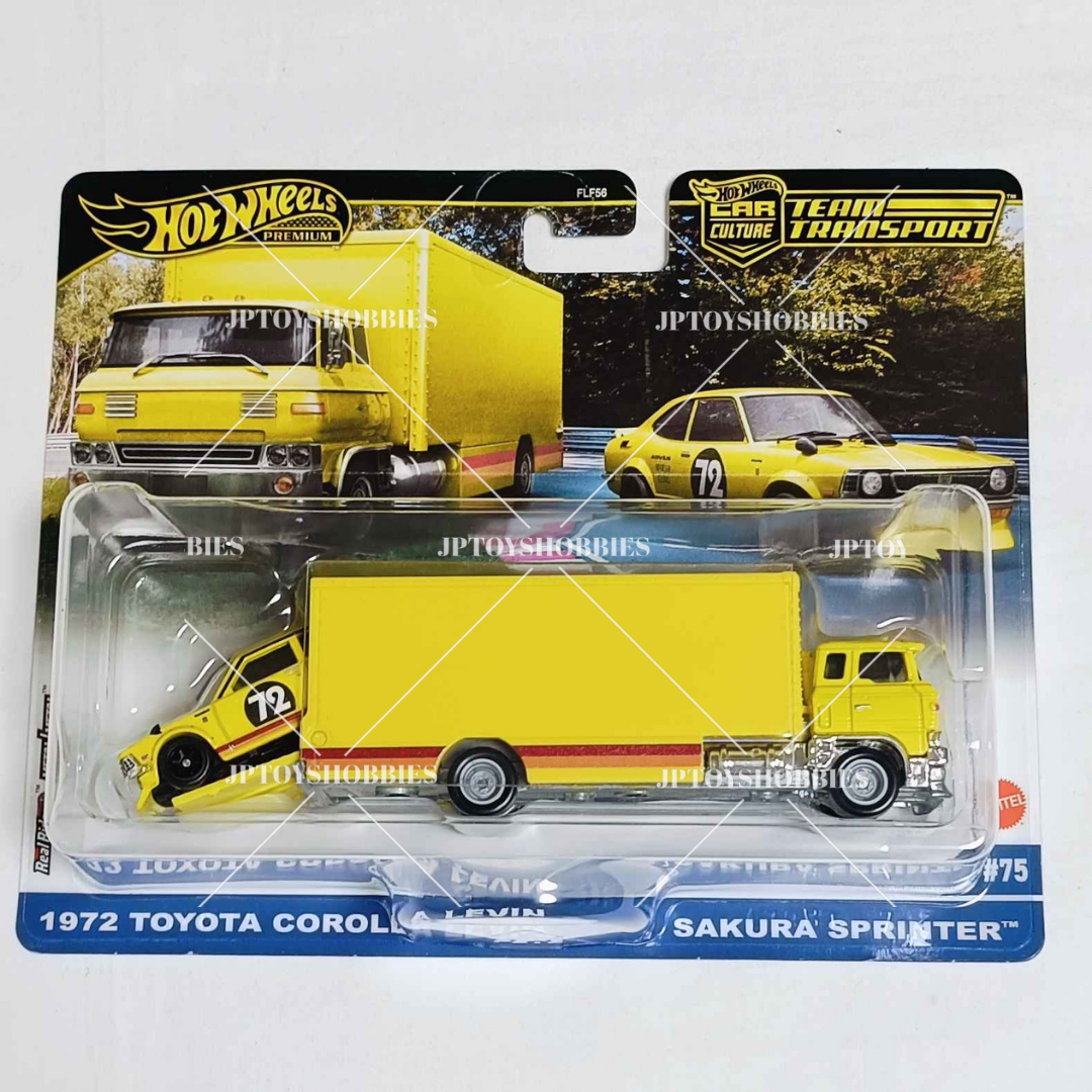 Hot Wheels Team Transport Mix E Set of 4【HTP007】