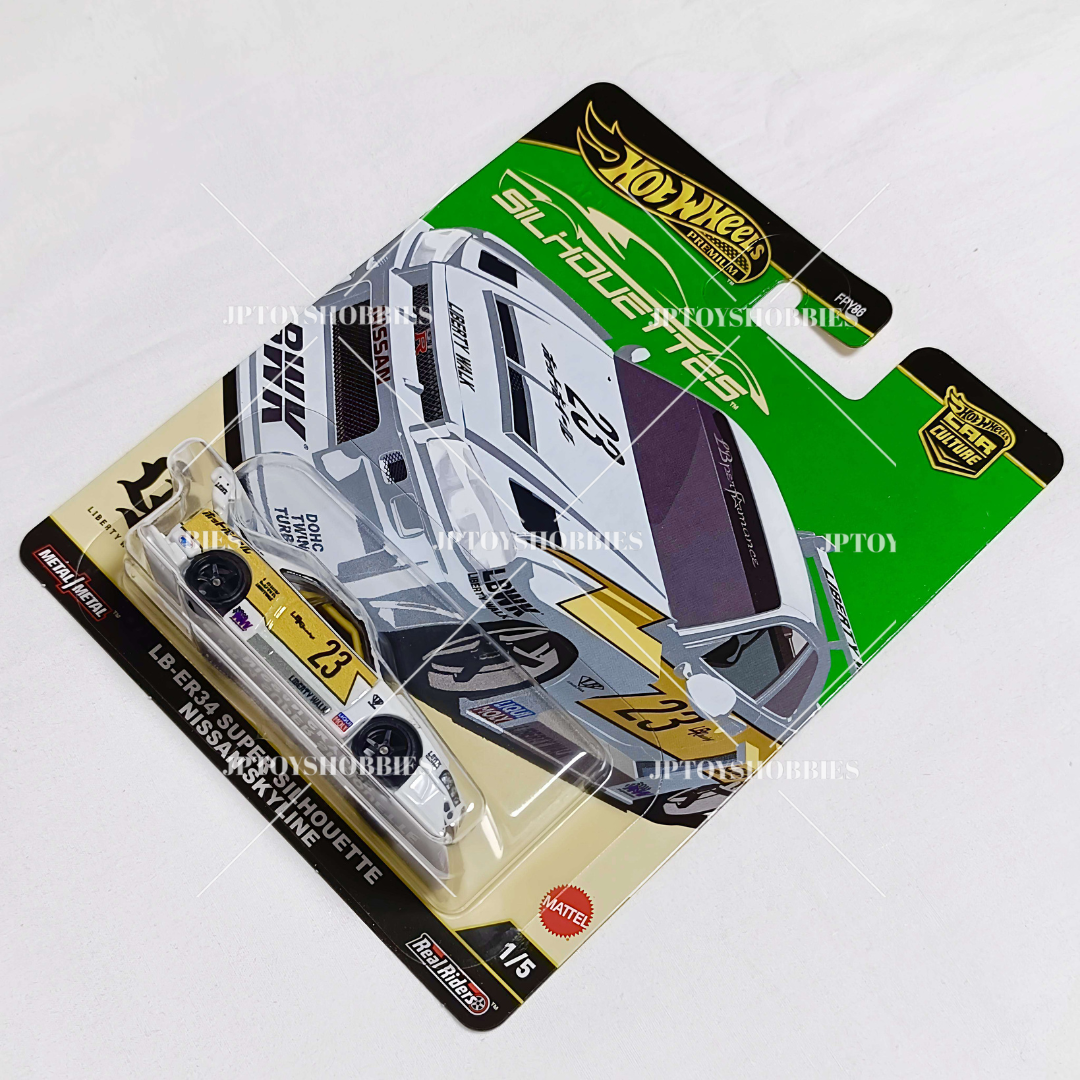 Hot Wheels Premium Car Culture Silhouettes LB-ER34 Super Silhouette Nissan Skyline【HST003】