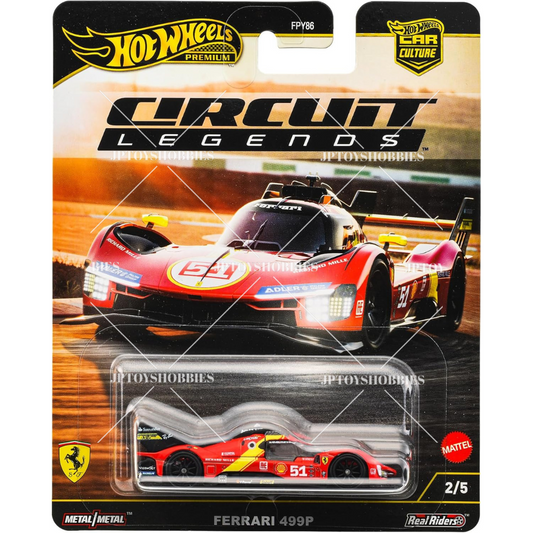 PSL 2025 Hot Wheels Premium Car Culture Circuit Legends Ferrari 499P【HCL002】