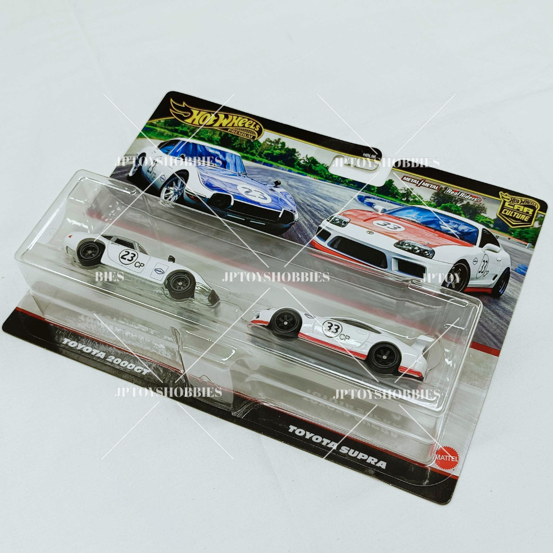 Hot Wheels Premium Car Culture 2 Pack Toyota 2000GT / Toyota Supra【H2P027】