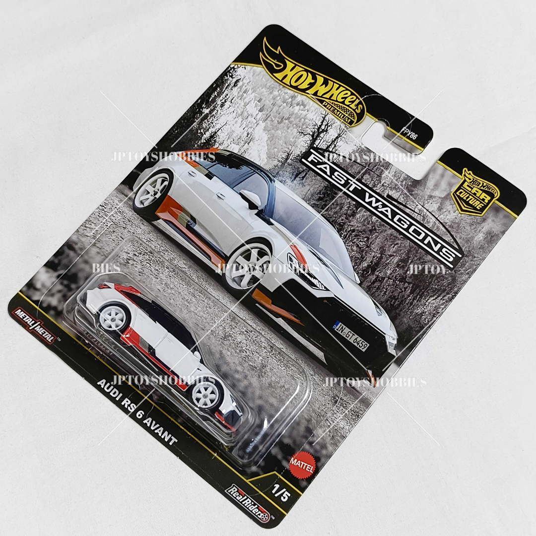 Hot Wheels Premium Car Culture Fast Wagons Audi RS 6 Avant【HFW001】
