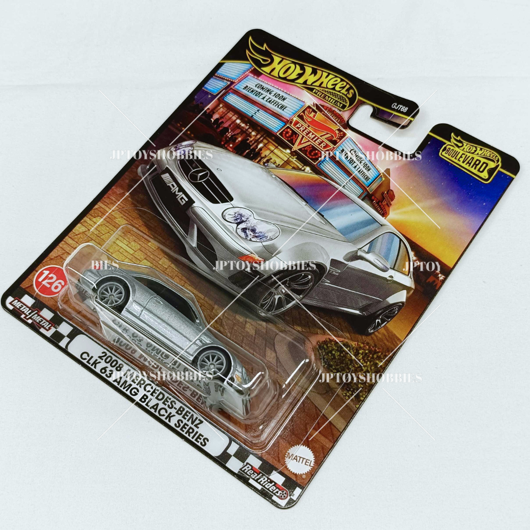 Hot Wheels Premium Boulevard 2008 Mercedes-Benz CLK 63 AMG Black Series【HBV041】