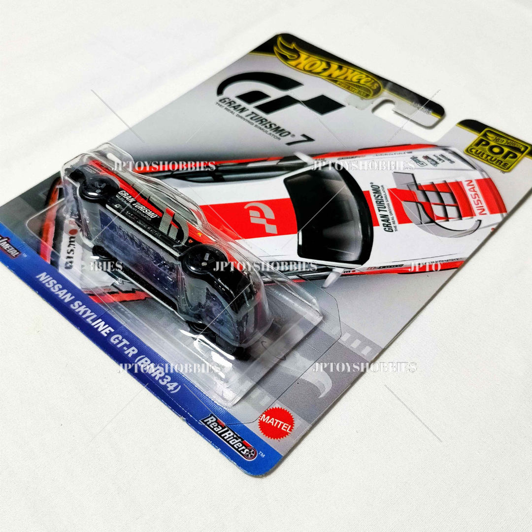 Hot Wheels Pop Culture Gran Turismo Nissan Skyline GT-R (BNR34)【HGT001】