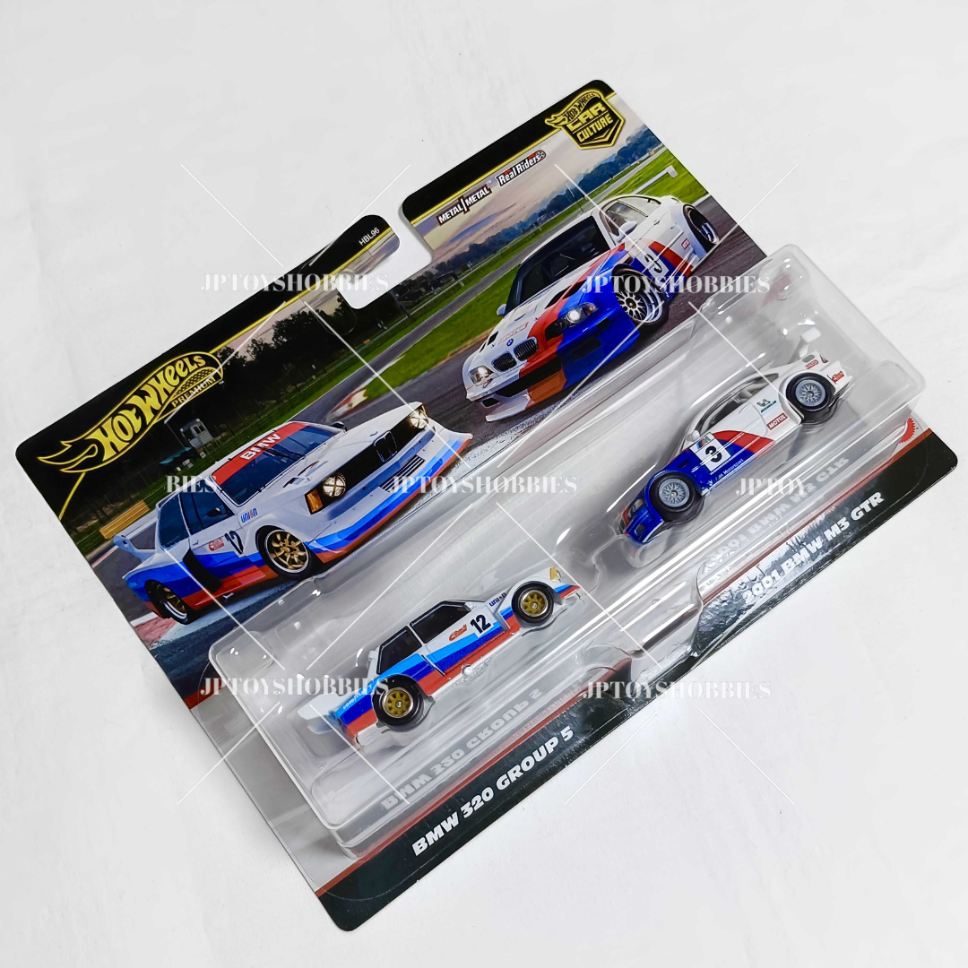 Hot Wheels Premium Car Culture 2 Pack BMW 320 Group 5 / 2001 BMW M3 GTR【H2P022】