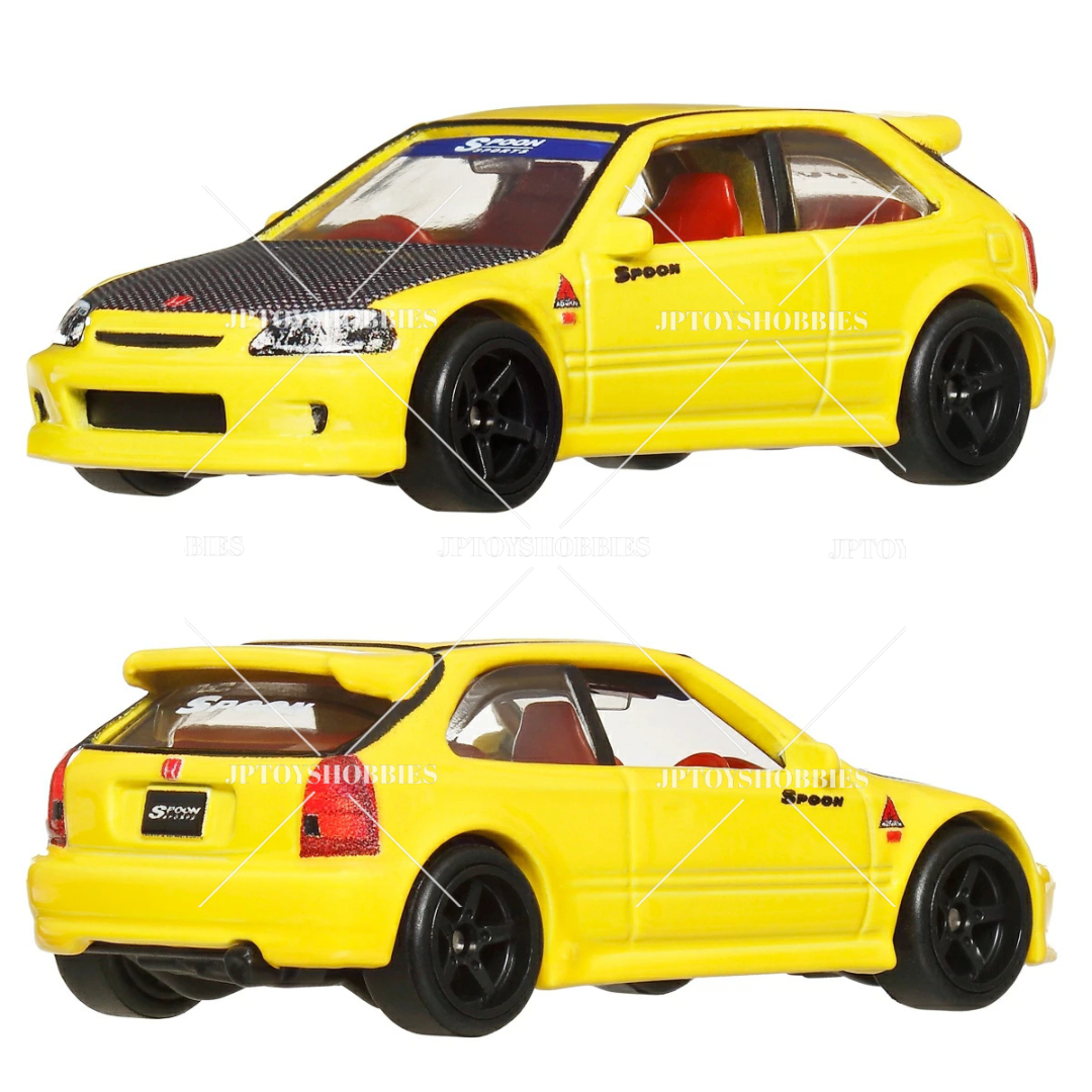 PSL 2025 Hot Wheels Premium Car Culture 2 Pack '99 Honda Civic Type R (EK9) / Honda Civic Type R【H2P023】