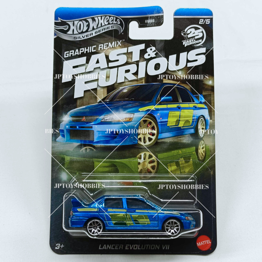 Hot Wheels Fast & Furious Theme Assorted Graphic Remix Mix Set of 10【HWZ044】