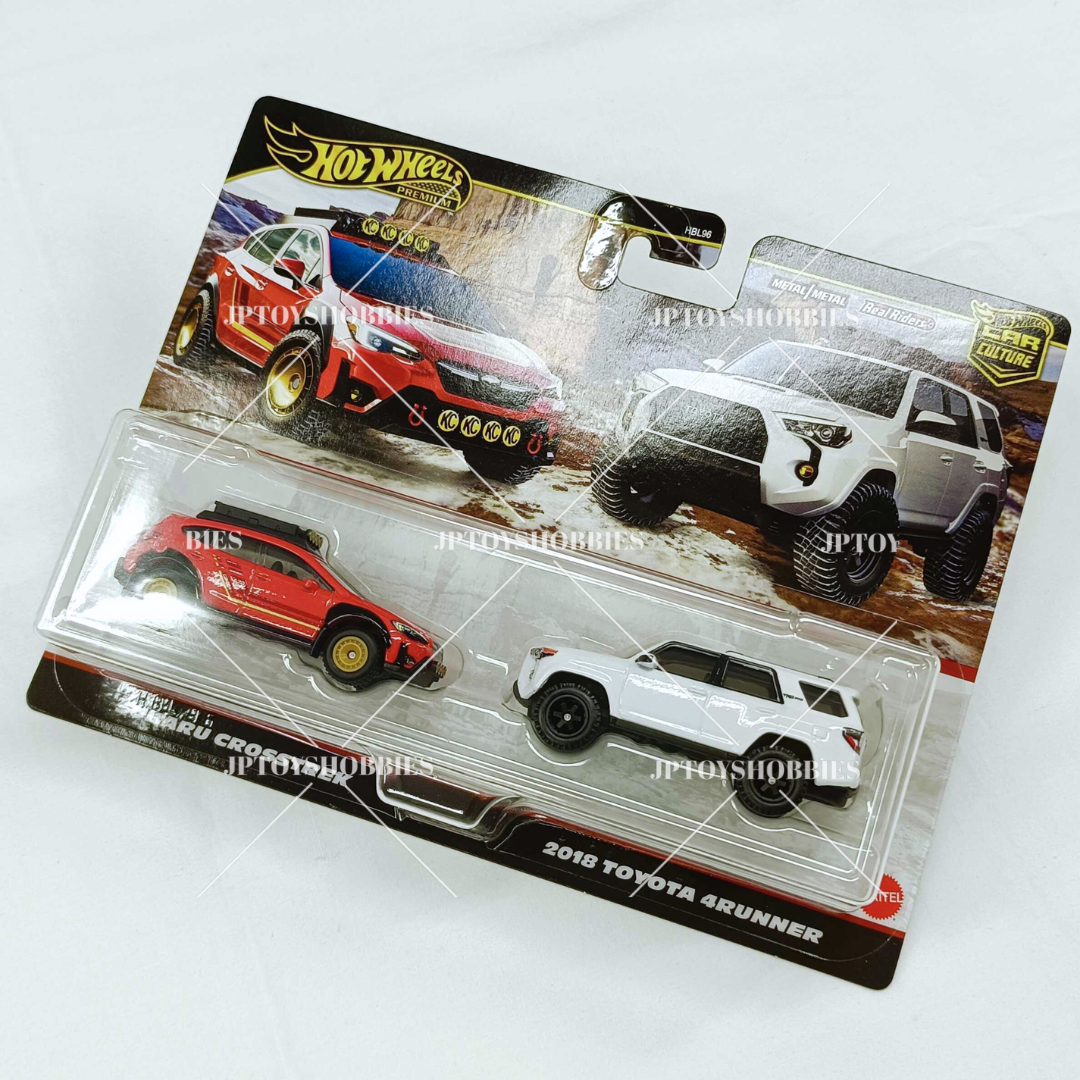 Hot Wheels Premium Car Culture 2 Pack Subaru Crosstrek / 2018 Toyota 4Runner【H2P026】