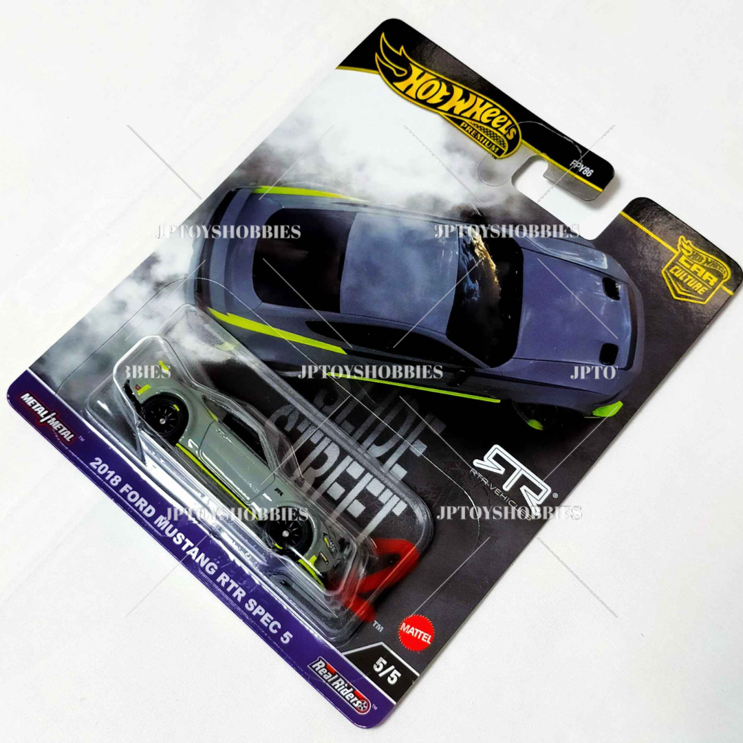 Hot Wheels Car Culture Slide Street 2018 Ford Mustang RTR Spec 5【HSS003】