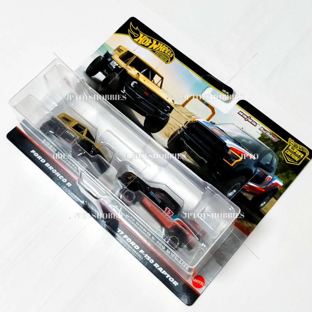 Hot Wheels Premium 2 Pack Ford Bronco R / '17 Ford F-150 Raptor