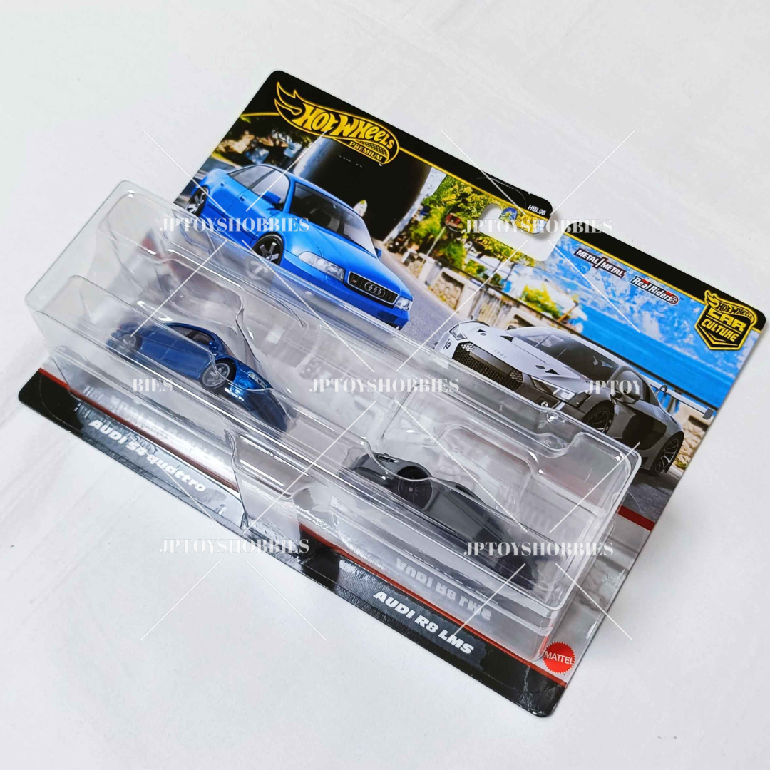 Hot Wheels Premium 2 Pack Audi S4 Quattro Audi R8 LMS【H2P017】