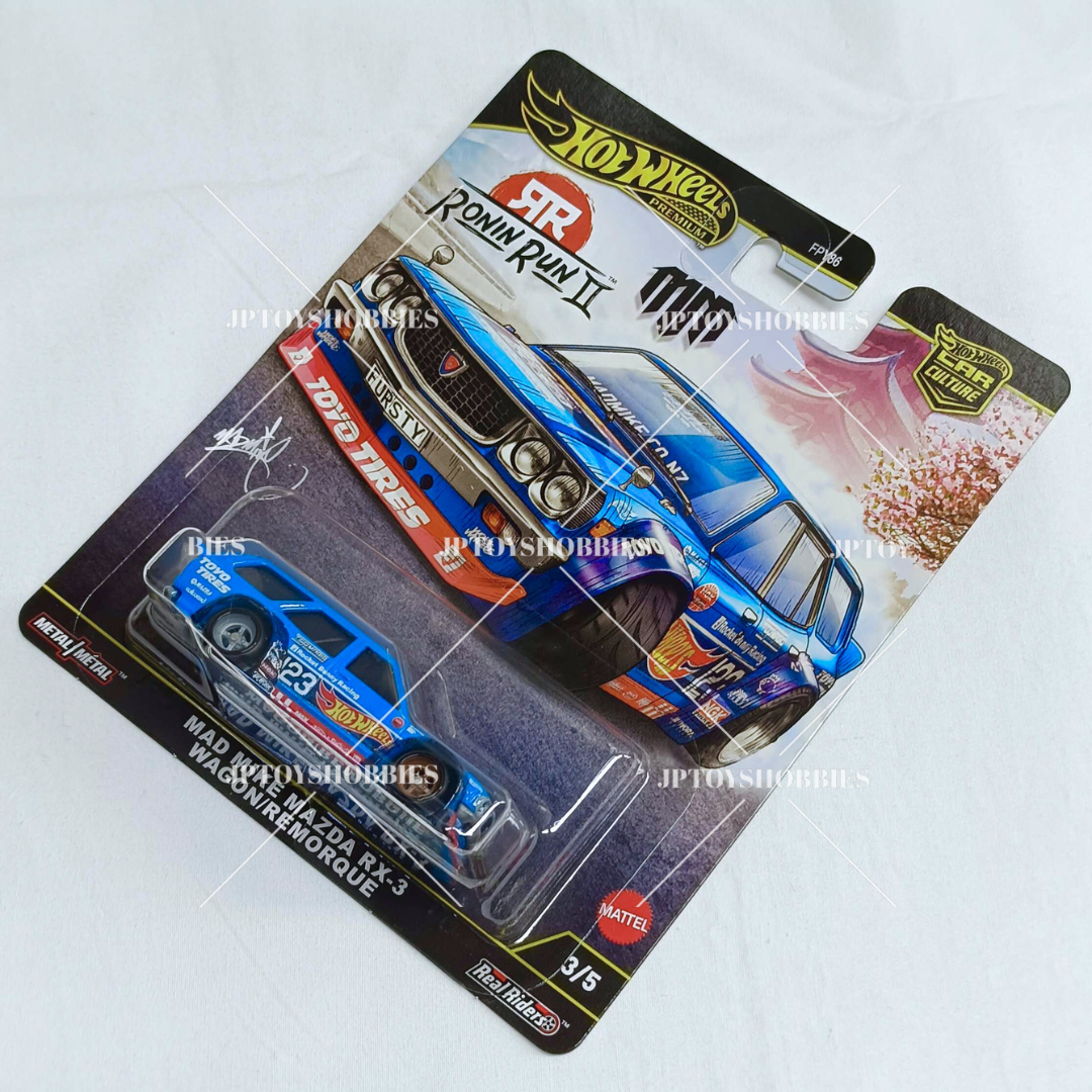 Hot Wheels Premium Car Culture RONIN RUN II Mad Mike Mazda RX-3 Wagon Rumorque【HRR003】