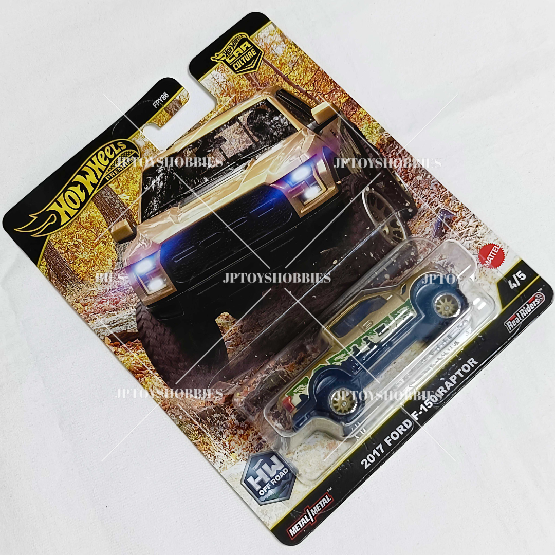 Hot Wheels Premium Car Culture Off Road 2017 Ford F-150 Raptor【HOR007】