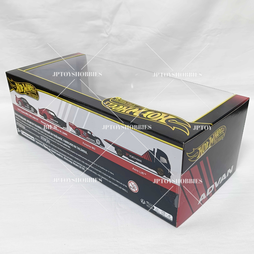 Hot Wheels Premium Diorama Collector Set ADVAN Racing Team, Skyline MR2, Porsche【HCS004】