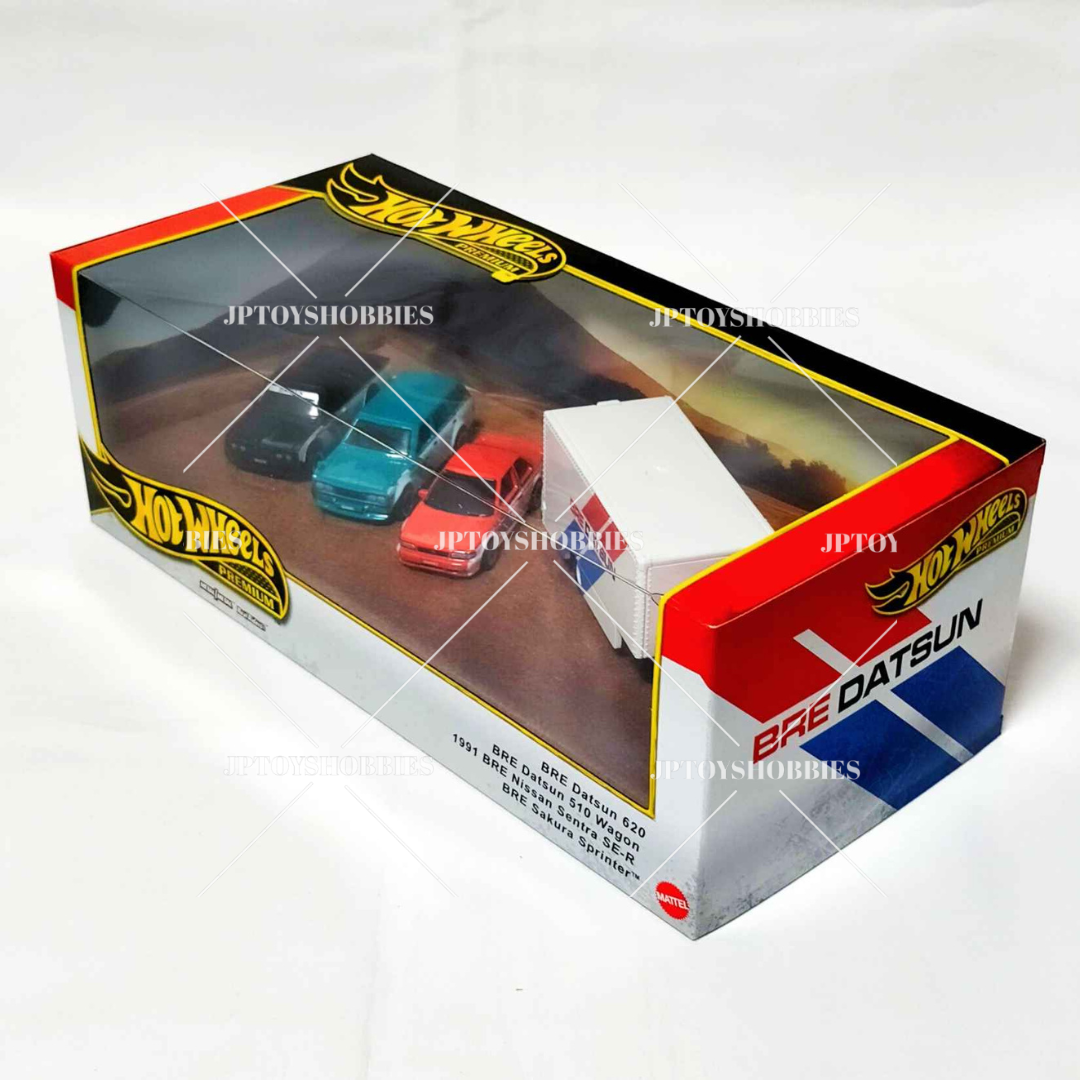 Hot Wheels Premium Collector Set BRE Datsun, Nissan Sentra, Sakura Sprinter【HCS001】