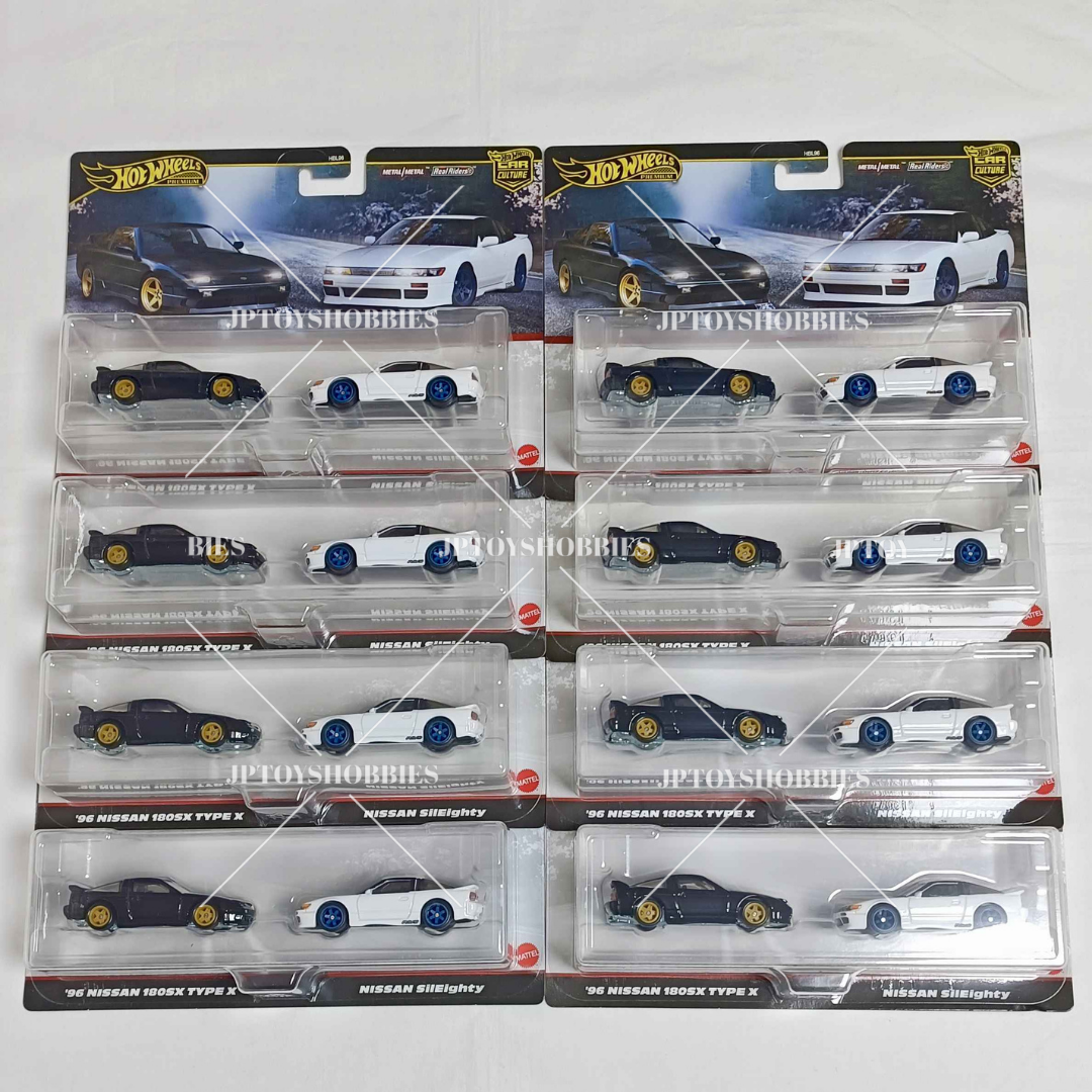 Hot Wheels 2 Pack '96 Nissan 180SX Type X / Nissan SilEighty【H2P020】