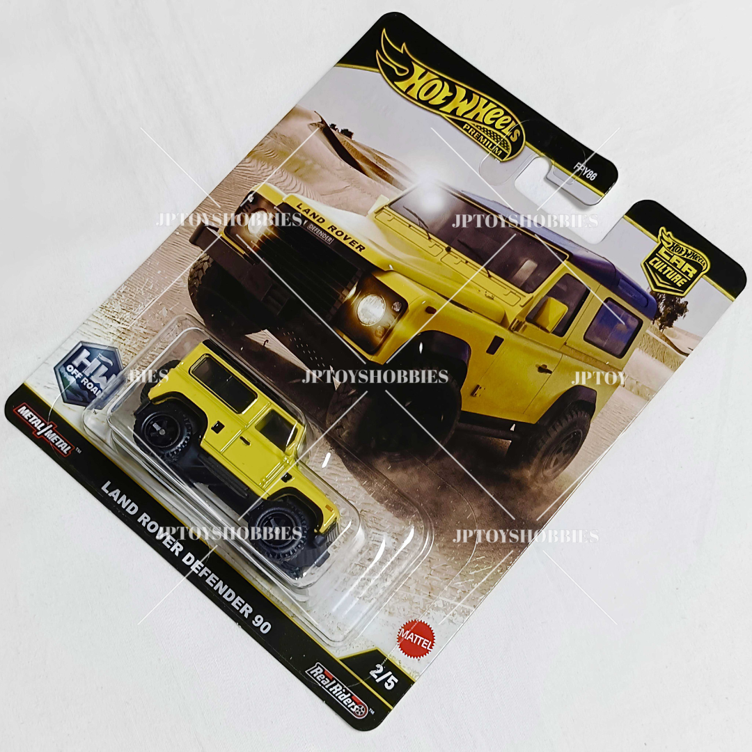 Hot Wheels Premium Car Culture Off Road Land Rover Defender 90【HOR010】