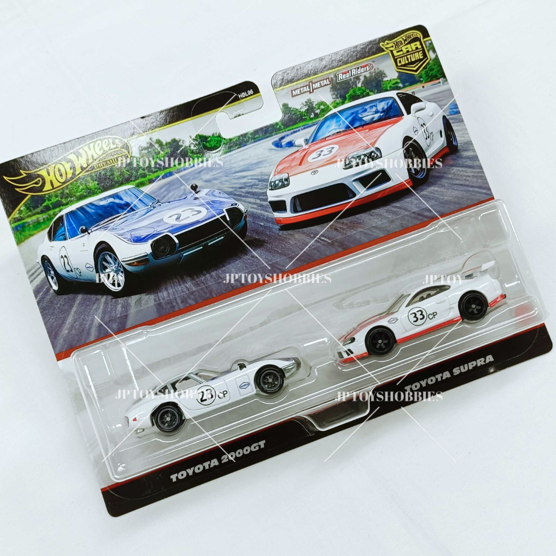 Hot Wheels Premium Car Culture 2 Pack Toyota 2000GT / Toyota Supra【H2P027】