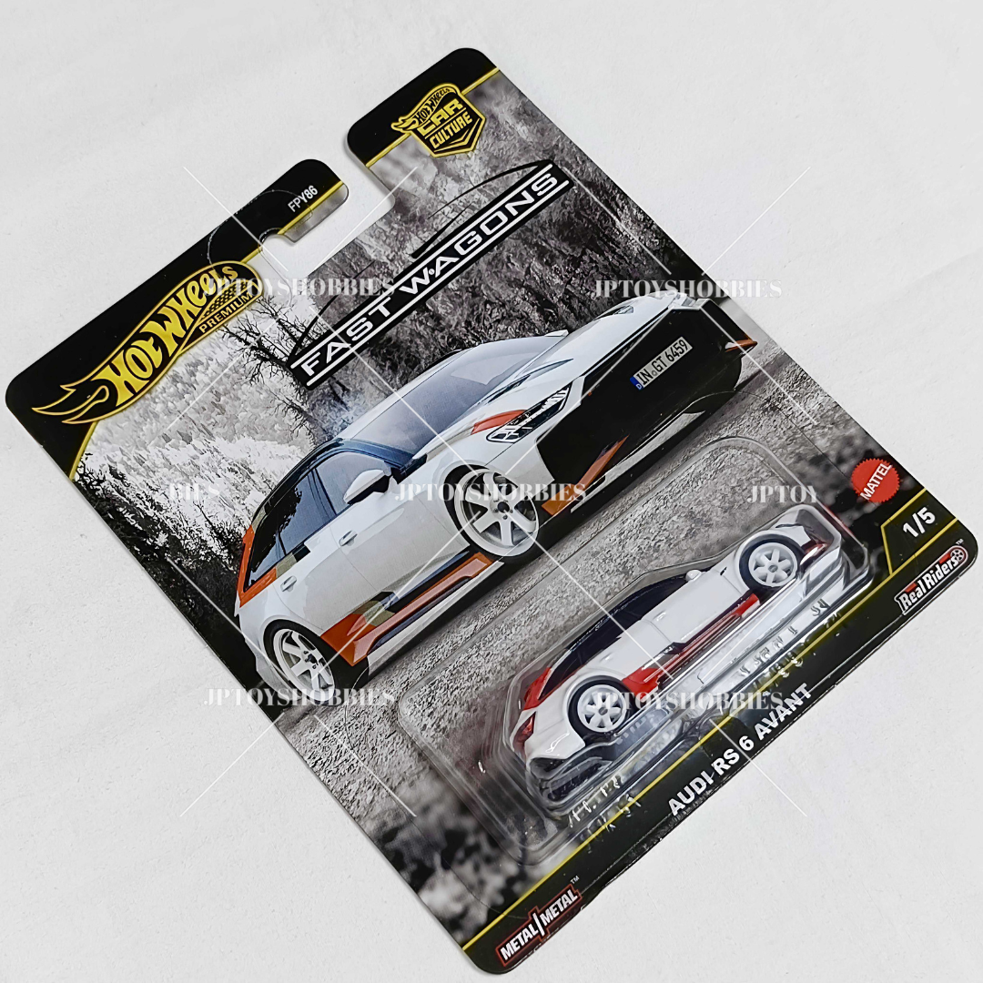 Hot Wheels Premium Car Culture Fast Wagons Audi RS 6 Avant【HFW001】