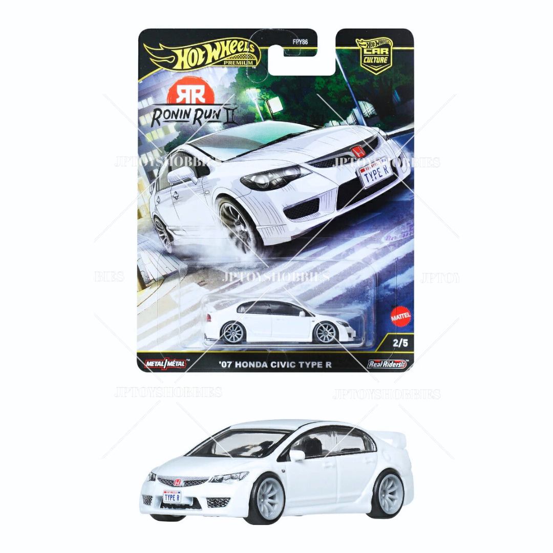 PSL 2025 Hot Wheels Premium Car Culture RONIN RUN II '07 Honda Civic Type R【HRR001】