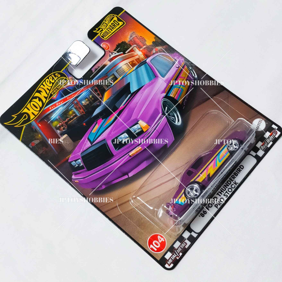 Hot Wheels Premium Boulevard ’86 FORD THUNDERBIRD PRO STOCK【HBV018】