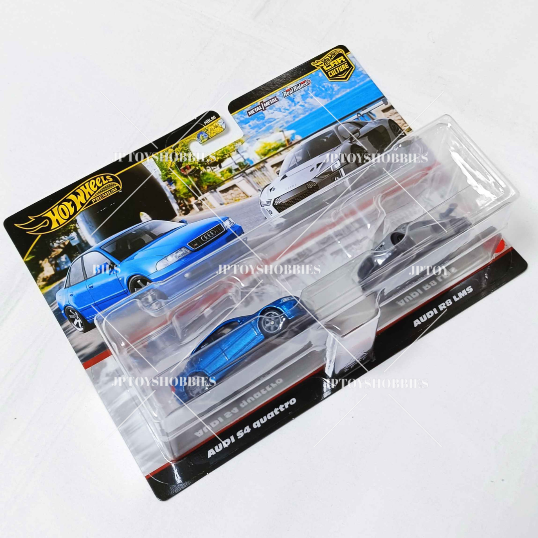 Hot Wheels Premium 2 Pack Audi S4 Quattro Audi R8 LMS【H2P017】